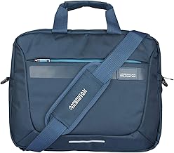 American Tourister Amt Rexton 01 Navy Laptop Messenger Bag